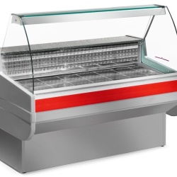 Vitrina rece statica pentru expunere produse de carmangerie si lactate 0,46 m² m²