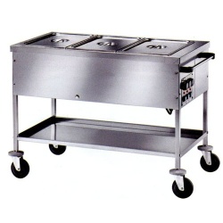 Bain Marie cu boiler, temperatura diferentiata, 2x1/1GN