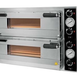 Cuptor pizza cu 2 camere 4+4 pizze/34 cm