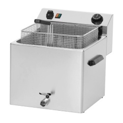 Friteuza electrica 11 litri cu supapa pentru scurgerea uleiului, 400V