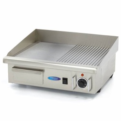 Grill frytop electric mixt 550×365 mm