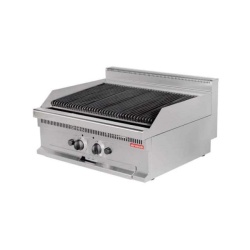 Grill vapor pe gaz dublu, 800 mm