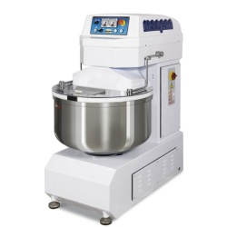 Malaxor cu spirala cu vas fix pentru aluat dur, 60 kg