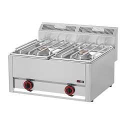 Masina de gatit cu 2 arzatoare gaz, de banc
