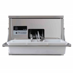 Masina de lustruit si sterilizat tacamuri 3000-3500 buc/h, FRUCOSOL SH-3000