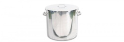 Oala inox cu capac