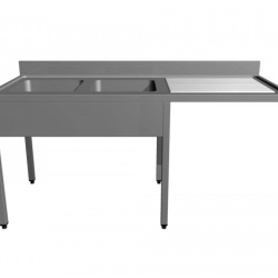 Spalator 2 cuve cu picurator si spatiu pentru masina de spalat
