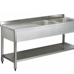 Spalator cu 2 cuve si polita