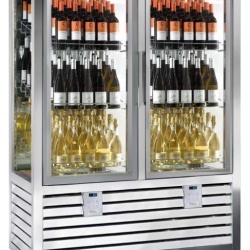 Vitrina frigorifica de prezentare pentru vin, 2 usi, 1116 Litri