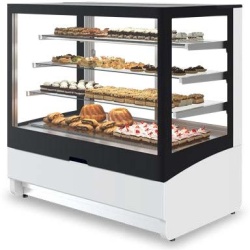 Vitrina frigorifica pentru cofetarie/patiserie, 1400x850x1100 mm