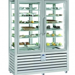 Vitrina frigorifica verticala pentru ciocolata cu 2 usi, 742 L