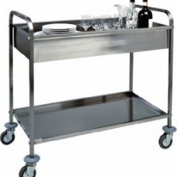 Carucior de debarasare inox, 1010x570x970 mm