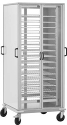 Carucior neutru tip dulap cu 10 grilaje GN 2/1