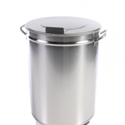 Cos de gunoi din inox, 100 litri
