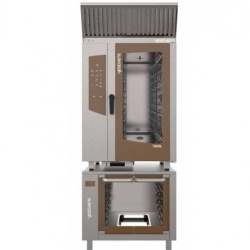 Cuptor de patiserie (Taos) cu 10 tavi , dospitor 12 tavi si hota prin condensare