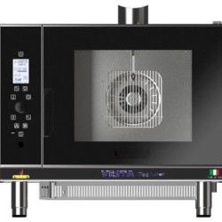 Cuptor gastronomie pe gaz combi LCD dicital, 6 tavi GN 1/1