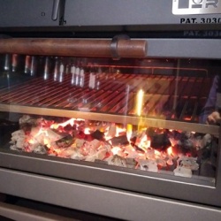 Cuptor pentru steak pe carbuni, Pira 80 LUX Inox