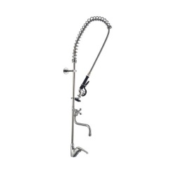 Dus prespalare cu baterie de blat si pipa scurgere,1350 mm h