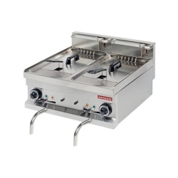 Friteuză de banc electrică 8+8 litri EF606