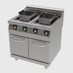 Friteuza electrica 15+15 L cu dulap neutru