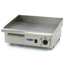 Grill Gratar frytop electric striat 550×365 mm, inox
