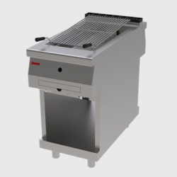 Grill pe gaz cu apa 450 x 1000 mm