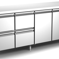 Masa rece congelare ventilata cu 2 usi si 2 sertare