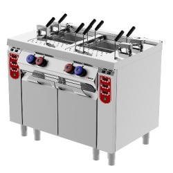 Masina de fiert paste electrica 40+40 L , cu lifturi pentru ridicarea automata a cosurilor