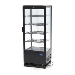 Vitrina frigorifica verticala 98 litri neagra