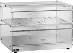 Vitrina neutra 2 rafturi