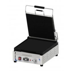 Contact grill panini sandwich XL striat/neted cu temporizator