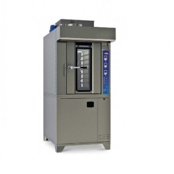 Cuptor electric rotativ pentru panificatie 8 tavi 400x600mm cu dospitor