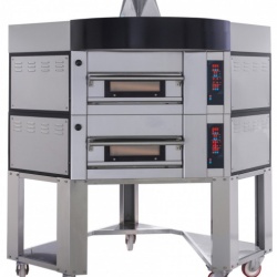 Cuptor pizza de colt cu 2 camere alimentare electica