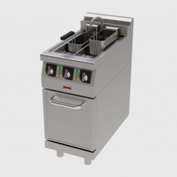Friteuza electrica 8+8 L cu dulap neutru