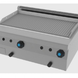 Fry top electric , de banc, cu suprafata striata, 800x600 mm