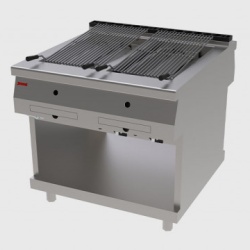 Grill pe gaz cu apa 900 x 1000 mm
