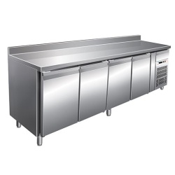 Masa congelare 4 usi, agregat lateral si rebord , 2230x700 mm