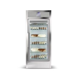 Vitrina frigorifica de prezentare pentru gelaterie/inghetata, ventilata, 1 usa, 427 Litri