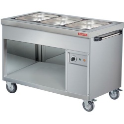 BAIN MARIE CU SPATIU DEPOZITARE 3xGN 1/1
