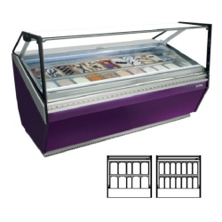 Vitrina frigorifica pentru inghetata CORAL, 14 cuve