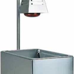 Caseta de pastrare la cald pentru condimente si fripturi cu lampa infrarosu.