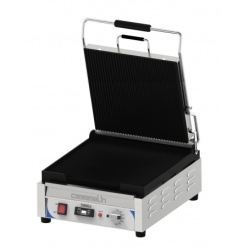 Contact grill panini sandwich XL striat cu temporizator