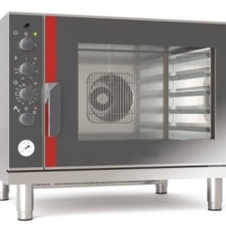Cuptor pe gaz pentru patiserie/panificatie cu convectie , 5 tavi 600x400 mm