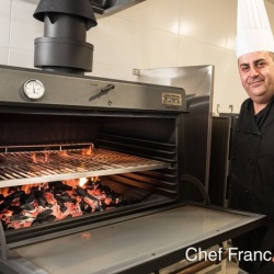 Cuptor pentru steak pe carbuni, Pira 120 Inox