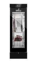 Dulap frigorific cu usa din sticla pentru maturare peste, 80kg, FISH GREEN 400 BLACK GLASS