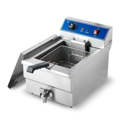 Friteuza electrica 16 L cu robinet pentru scurgerea uleiului