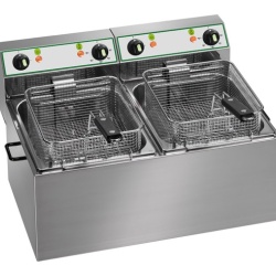 Friteuza profesionala electrica 4+4 litri