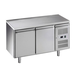 Masa frigorifica cu 2 usi si agregat lateral 1360x700x650mm