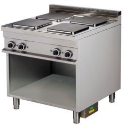 Masina de gatit electrica cu 4 plite patrate, 850x900x900mm