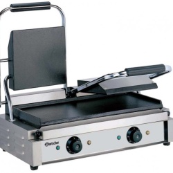 Toaster dublu cu mecanism prin apasare pe placi netede